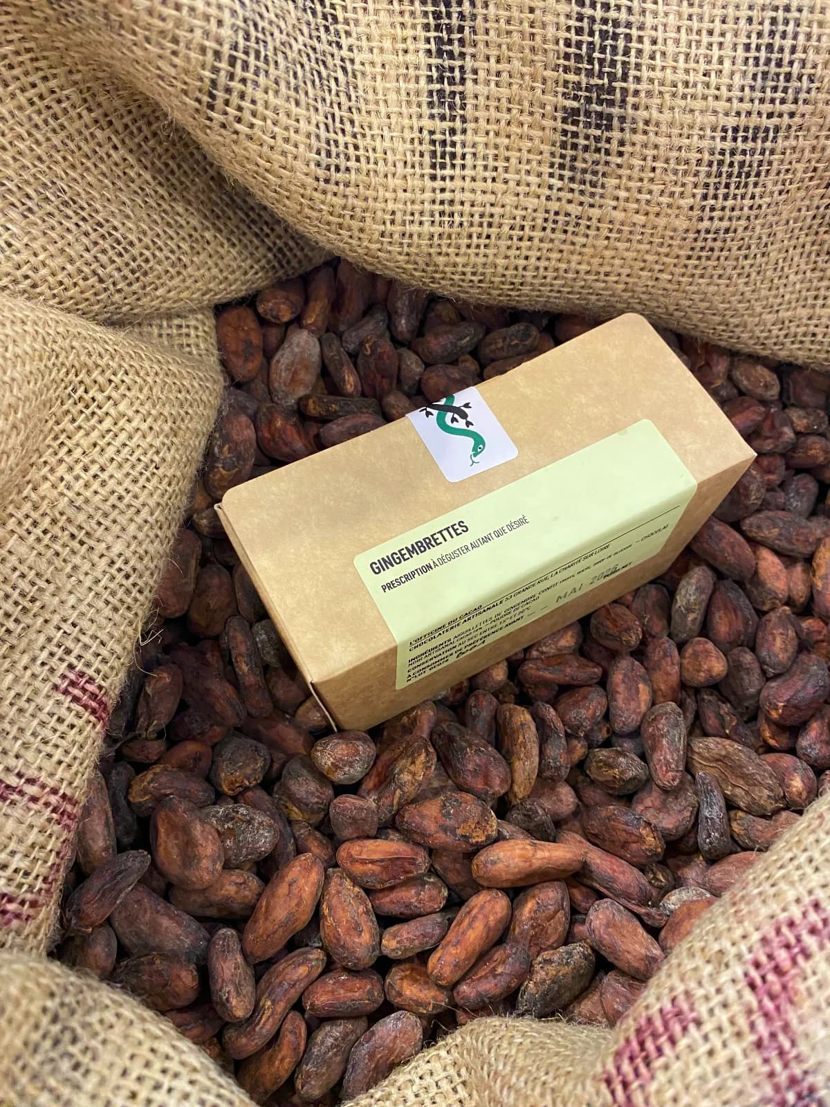 Gingembrettes – Chocolat noir Équateur 78 %